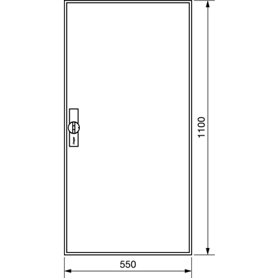 Obudowa FW pusta UNIVERS  IP44/II 1100x550x160