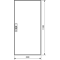 Obudowa FW pusta UNIVERS  IP44/II 1100x550x160
