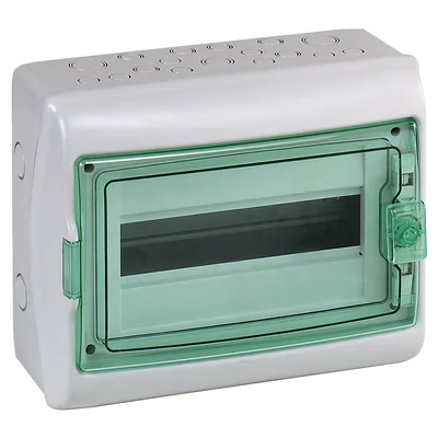 Obudowa natynkowa IP65 KDR-1-12-NT-T drzwi transparentne 1 rząd 12 modułów/rząd