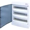 Obudowa podtynkowa 3x18 mod. drzwi transparentne ECM 3X18PT-s