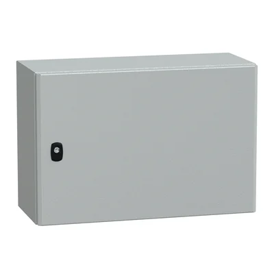 Obudowa wisząca Spacial S3D drzwi gładkie z płytą montażową 400x 600x 250mm