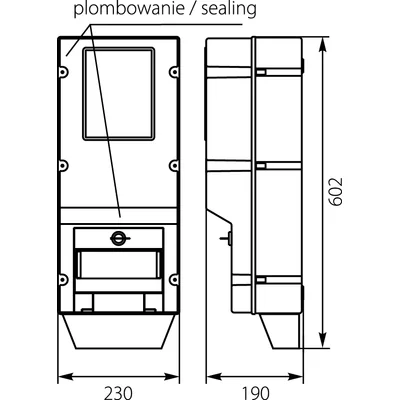 Obudowa zestawu pomiarowego - OZP