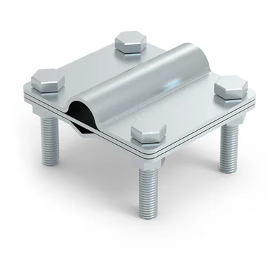 [OC] Conector universal de cable/varilla de 80x70 mm; Ø8/Ø16 mm