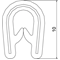 Ochrana hran plechu 1-2 MM, KSB 2 PVC