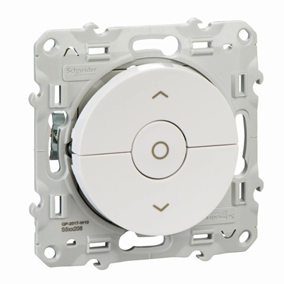 ODACE 3-position shutter switch 6A white