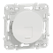 ODACE Central plate of the RJ45 socket white