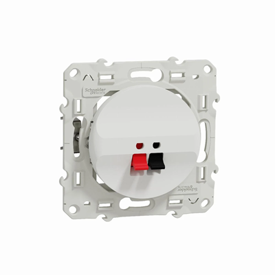ODACE Single white speaker socket