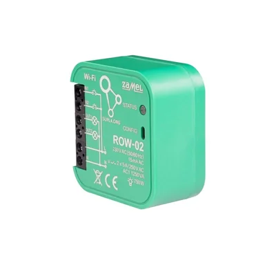 Odbiornik WI-FI dopuszkowy 2-kanałowy dwukierunkowy 230/400V AC 5A 1,2W