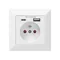 Одинарна розетка 2P+Z, USB-A + USB-C, вихід 5VDC, макс. 2.8A