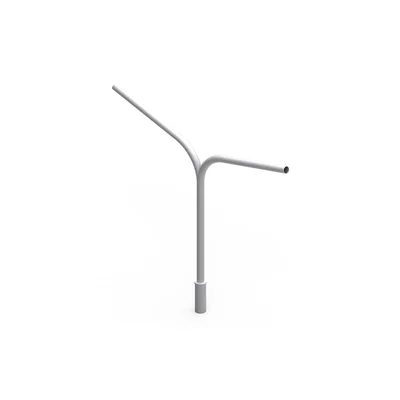 [OG] Doppelrahmen-Lampenarm für einen 48,3 105-Grad-Lichtmast