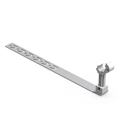 [OG] Fliesenhalter mit Kunststoffhaken L-450 mm