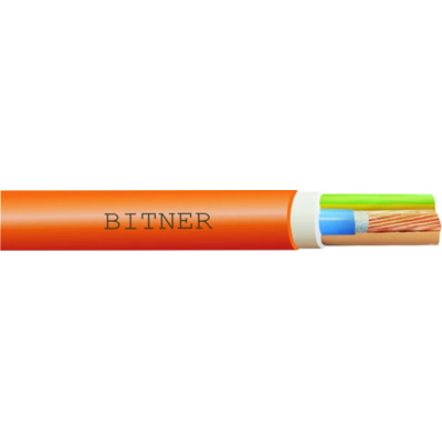 Ognioodporny, bezhalogenowy kabel energetyczny NHXH-J FE180/E30 5x6 RE