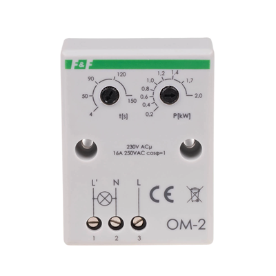 Ogranicznik mocy - regulowany czas powrotu OM-2