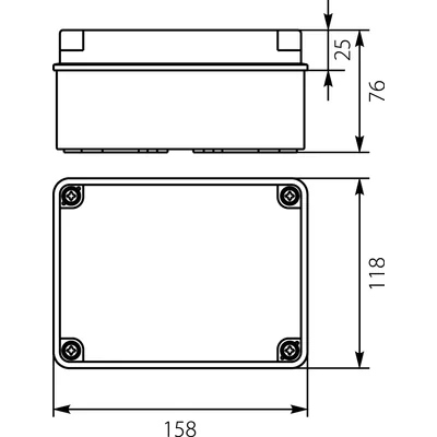OH-2A.1 hermetic housing gray