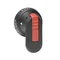 OHB65J6E00S Manilla negra IP65, longitud 65 mm, para eje de 6 mm, marcado: I-0/ON-OFF, candado en posición OFF, cerradura de apertura