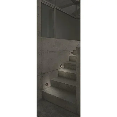 OIA LED-Wandeinbauleuchte 2W 50lm 3000K IP20 schwarz