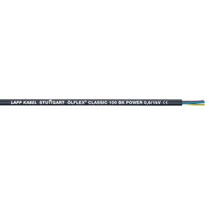 ÖLFLEX CLASSIC 100 BK kabel 0,6/1 kV 3G1,0