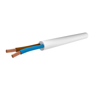 OMY 2x0,75 Kabel (H03VV-F) weiß