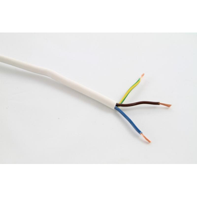 OMY kabel 3x1,5 300/300V (H03VV-F) - bílý