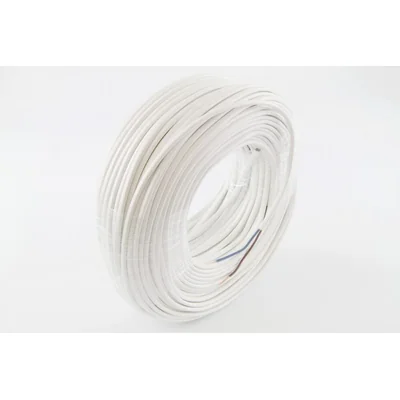 OMYp 2x0,5 300/300V-Kabel (H03VVH2-F) – weiß