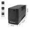 Onduleur interactif Qoltec | Monolithe | 650 VA | 360 W