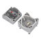 One-hole control box red, 1 normally closed contact gray IP65 1x membrane M20