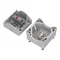 One-hole control box red, 1 normally closed contact gray IP65 1x membrane M20