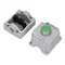 One-hole control box with green push-button 1 NO contact IP65 one M20 gland