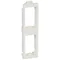 One-module white frame