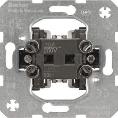 One.Platform 1-gang push-button switch, NO contact, mechanism, self-locking