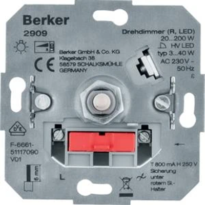 one.platform Rotary dimmer load R 20-200W LED 3-40W