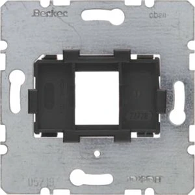 one.platform Single carrier plate with black fixing element, mechanism