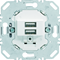 one.platform USB Charging Socket Mechanism 3.0 A 230 V, White, Matt