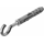 Open expansion hook pin, galvanized, diameter 6mm, length 4mm, thread 4mm