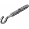 Open expansion hook pin, galvanized, diameter 8mm, length 4.5mm, thread 4.5mm