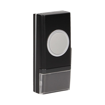 OPERA Bell button for wireless doorbells, black