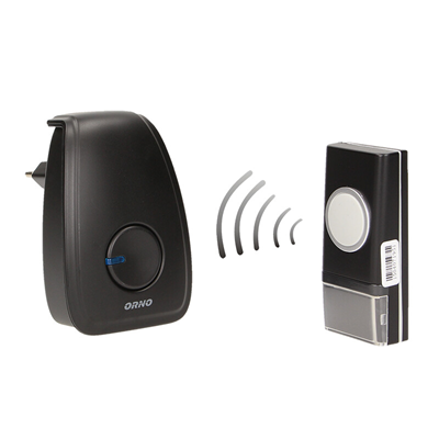 OPERA Wireless doorbell AC 230V 90dB black