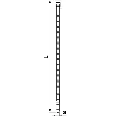 OPK200x2.5/UV UV Cable Tie