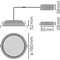 Oprawa DOWNLIGHT ALU DN150 14W 3000K WT IP44