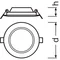 Oprawa DOWNLIGHT SLIM DN105 6W 3000K WT IP20