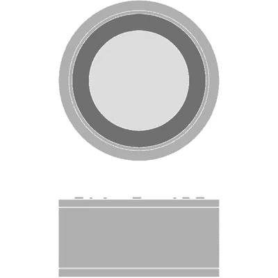 Oprawa DOWNLIGHT SURFACE DN 250 P 45W 840 60D IP65 BK