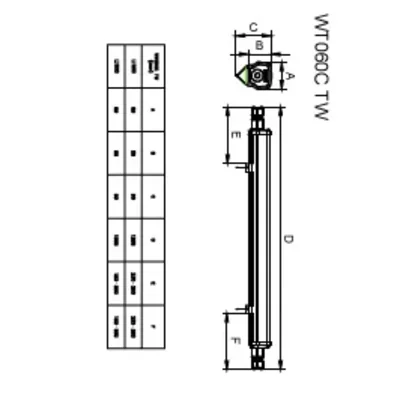 Oprawa hermetyczna Philips Ledinaire WT060C przelotowa 46W 5600lm 4000K LED56S/840 PSU TW1 L1500 BN 5 lat gwar