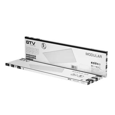 OPRAWA LED MODULAR, BACKPLATE, 120x30cm, 4000K, 40W, 4200lm, AC220-240V, PF>0,9, IP54, 5y, UGR<19