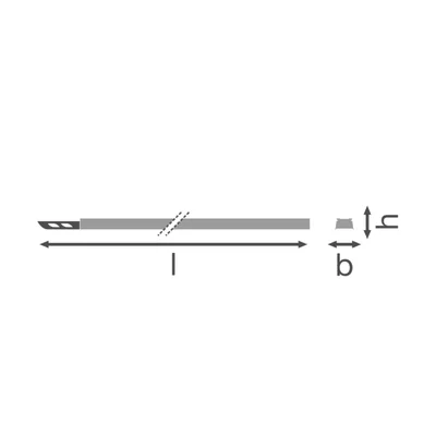 Oprawa TRUSYS FLEX P RAIL 3000 5P WT