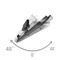 OPTIBAR CCT 12-42W 3CCT 230V 90° IP20 Ra90 1200x60x90mm NOIR 5 ANS GW. SPECTRUM
