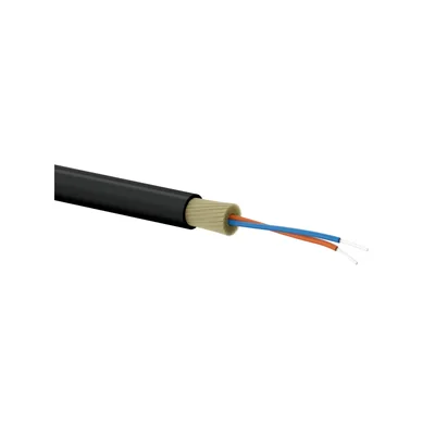 Optický účastnický kabel OS2 FTTx kulatý SM 1J 9/125 LSOH černý ALANTEC