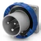 OPTIMA 2P+E 16A IP67-Einbaustecker