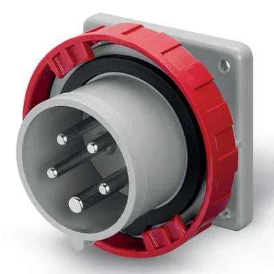 OPTIMA 3P+N+E 32A IP67 panel plug
