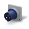 OPTIMA-Platinenstecker. 2P+E 16A IP44