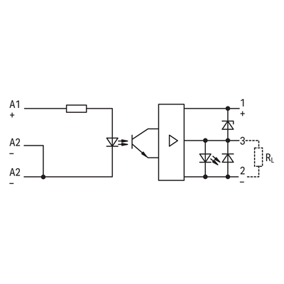 Optocoupleur 15mm 24V DC/24V DC 4A